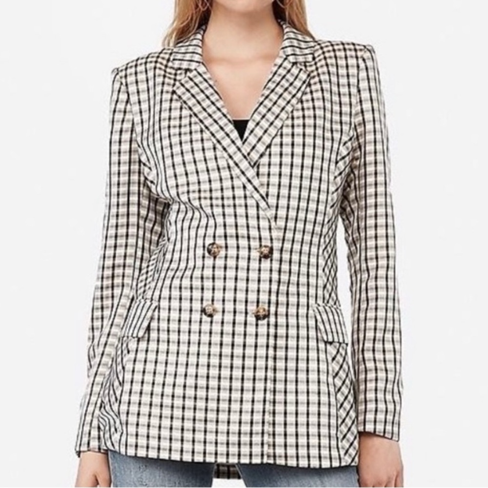 Express X Negin Mirsalehi Women’s Blazer size S | women’s patterned blazer
